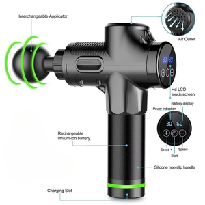 Pistolet de massage électrique portatif 6 têtes le plus vendu pour relaxation musculaire profonde et massage des fascias corporels - Product Image 4