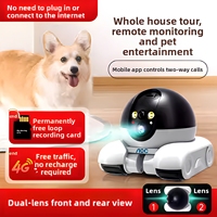 Caméra de sécurité mobile avec surveillance à distance des animaux domestiques, robot de navigation pour toute la maison, connectivité sans fil, compagnon vidéo