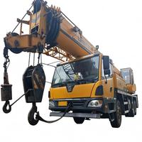 Grue de levage Sany 500E5 d'occasion avec moteur, pompe et boîte de vitesses, capacité de levage 50 tonnes, poids 40 tonnes, 1000 heures certifiées