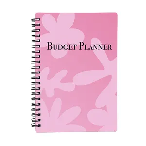 Livre de défis pour économiser de l'argent avec logo personnalisé sans date Good Habit Budget Planner Book