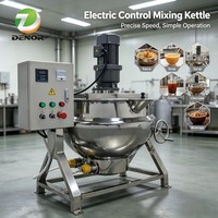 Elektromagnetische verwarmingskookpot voor bosbessen- en aardbeienjam, elektrische inductie, planetaire ketel met omwikkeling en roerder
