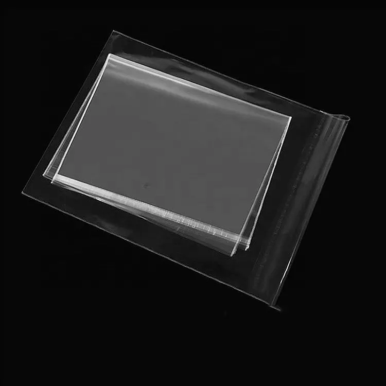 Transparent réutilisable Cellophane BOPP Poly sacs Transparent auto-adhésif joint rétractable emballage en plastique sacs en plastique jetables