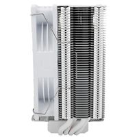 Refroidisseur de processeur Thermalright AS120 EVO WHITE ARGB, hauteur 156 mm, 4 caloducs HDT, tour blanche, synchronisation ARGB