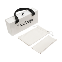 Boîte d'emballage en papier pour lunettes de vue et de soleil réutilisables, couleur personnalisée disponible, marque XUZE, modèle PB-808, 182x82x45mm, 85g