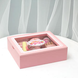 Nouveau Coffret de <span class=keywords><strong>Maquillage</strong></span> et de <span class=keywords><strong>Jeu</strong></span> en Bois Rose Pâle 2026 pour Filles – Jouet Éducatif de Simulation et de Rôle - Product Image 3