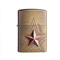 Briquet à kérosène ZORRO/Zorro Z8658 cinq étoiles en laiton, style autocollant, coupe-vent, haut de gamme, best-seller TikTok et Kwai