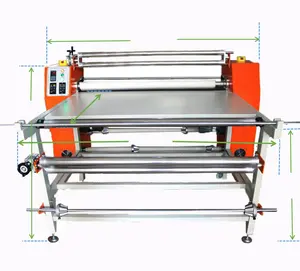 Ölheizung Rotations wärme press maschine Großformat decken Roll Drum Thermal Sublimation Printer