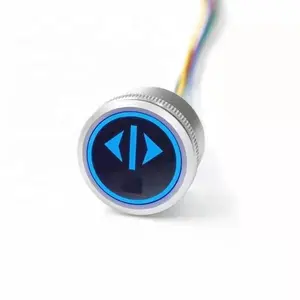 19mm contactless lift exit push buttons switch touchless elevator button with led panel