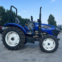 Tracteur agricole miniature automatique 4x4 de 50 CV, tracteur compact pour ferme, personnalisable avec cabine d'opérateur et pompe