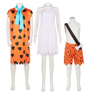 Halloween Toddle per bambini con pietra di ciottoli e ossa in maschera Costume <span class=keywords><strong>da</strong></span> uomo delle caverne cavernicolo in pietra di selce DISN-012 - Product Image 6