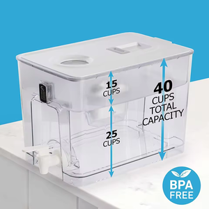 Thân thiện với môi trường BPA-free xách tay nhựa lọc nước Bình 4 thay thế bộ lọc rò rỉ bằng chứng chi phí-hiệu quả thay thế đóng chai - Product Image 2