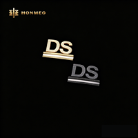 Étiquettes de vêtements personnalisées avec logo de marque HONMEO, étiquettes en métal en alliage de zinc pour vêtements, jeans, étiquettes en métal personnalisées
