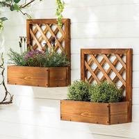 Support à plantes multi-étages en bois de pin fait main, style bar, moderne et classique, pour pots suspendus, finition peinte couleur personnalisée