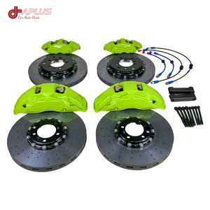 Étrier de frein avant 10 pistons et arrière 4 pistons, disque de frein en carbone-céramique pour Porsche Cayenne 958 Panamera 971 976, plaquettes de frein. - Product Image 1