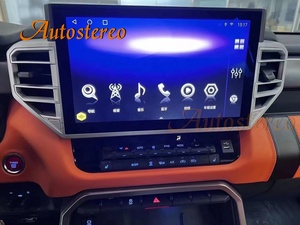 Système de navigation GPS Android pour voiture, autoradio, lecteur multimédia, accessoires de voiture pour Toyota Tundra Sequoia <span class=keywords><strong>2022</strong></span> 2023, génération 2023 - Product Image 2