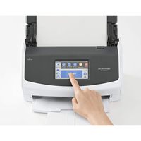 Escáner de Documentos a Color Dúplex Fujitsu ScanSnap iX1500 con Pantalla Táctil para Mac o PC, Blanco