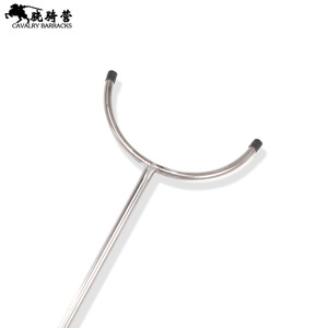 Stainless Steel Telescopic <b>Security</b> Fork 1.4kg Outdoor Use For Safety Protection <b>Equipment</b> - Product Image 2