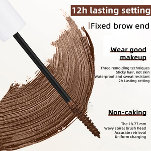 Multi-Effect 4 in 1 Eyeliner Eyebrow Pencil China <b>Your</b> Own Brand Double Headed No Smudging Eyebrow Pencil With Brush - Product Image 3