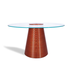 Table à manger fabriquée en Italie-Erice PLA Product PLA & Glass Material Décoration de meubles de table à manger d'intérieur - Product Image 1