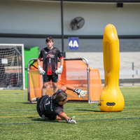 Mannequin de football gonflable en PVC épaissi pour l'entraînement, ensemble de défenseurs, gardien de but, sac de frappe pour équipement d'entraînement de football