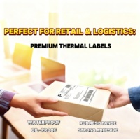 Échantillon Gratuit Fabricant d'Étiquettes Étiquettes d'Imprimante Thermique 100x120mm pour Étiquettes d'Adresse d'Expédition Autocollant d'Imprimante 4x4.72