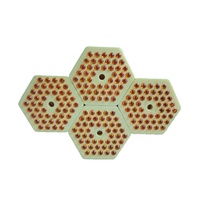 Composant de délimitation réfléchissant super populaire avec 45 perles de verre rondes/triangulaires/rectangulaires, couleurs réfléchissantes blanc, rouge, jaune