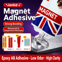 Adhésif époxy 2K Nianlida 50 ml pour collage magnétique, fixation inodore, durcissement à température ambiante, facile à appliquer