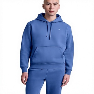 Sweat-shirt à capuche coupe régulière TOFEN SPORTS pour homme, 100 % coton, 300 g/m², épais, coupe-vent, doublé, avec logo imprimé - Product Image 1