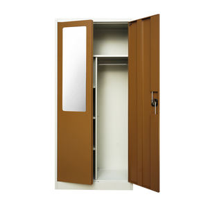 Armoire à 2 portes battantes, rangement des vêtements, casier en acier, gymnase, armoire en fer, <span class=keywords><strong>placard</strong></span> en métal, <span class=keywords><strong>placard</strong></span> de chambre - Product Image 3