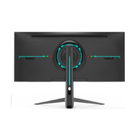 135% sRGB Professionnel Plat Sans Cadre 34 Pouces 3440*1440P Led Pc Moniteur De Jeu 34 "Ips Panneau Lcd Noir Droit Moniteur D'ordinateur