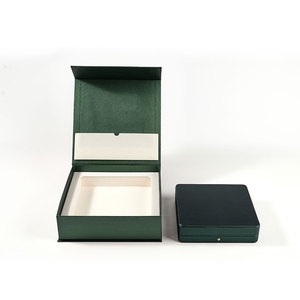 FANXI Hot <b>Large</b> Green Custom Logo <b>Gift</b> <b>Box</b> Magnetic Closure Hard Rigid Cardboard Jewelry Packaging <b>Box</b> - Product Image 2