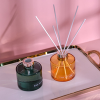 Désodorisant diffuseur de roseaux bouteille en verre Diffusion essentielle bâton de Fiber sécurité diffuseur d'aromathérapie sans feu