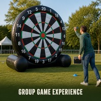 Cible géante gonflable de football et de fléchettes avec Velcro, en PVC, pour fêtes en extérieur, enfants et adultes, Noco