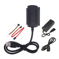 USB 2,0 a IDE/SATA Cable adaptador de tres propósitos USB 2,0 a IDE Easy Drive Cable