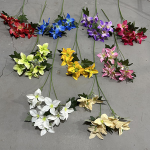 Fleurs artificielles de Cornus Yixuan en soie, décorations réalistes pour mariage et salon - Product Image 2