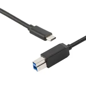 Destek 5Gbps süper hız USB-C USB B tipi 3.0 yazıcı kablosu için yazıcı tarayıcı HP Canon Lexmark Epson Dell