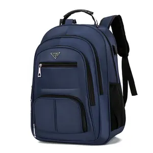 203 nuevo logotipo personalizado mochilas escolares de viaje al por mayor de gran capacidad inteligente USB barato Portátil Bolsa para hombres mochila universitaria