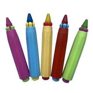 Crayons de bain colorés pour la salle de bain, crayons de bain personnalisés avec logo, crayons de bain en soie bon marché, non toxiques, lavables, crayons de bain colorés - Product Image 3