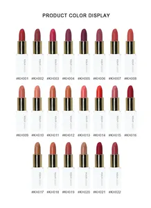 Wholesale High Quality Silky Lipstick Manufacturer Vegan Custom Private Label Matte Lipstick