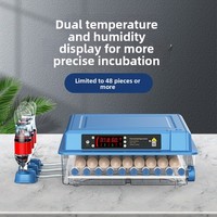 Incubateur d'œufs numérique automatique mini en gros pour poulets, canards, oies, cailles, pigeons – Idéal pour la ferme et la maison