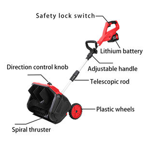Nieuwe Winter Borstelloze Elektrische Sneeuwploeg Lithium Elektrische Sneeuwveger Draadloze Sneeuwschep Binnenplaats Straat Elektrische Sneeuwschep - Product Image 5