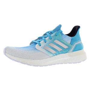 Adidas Ultraboost 20 scarpe da ginnastica da uomo taglia 9.5 azzurro cielo/bianco fodera in vera pelle maglia traspirante primavera estate - Product Image 4