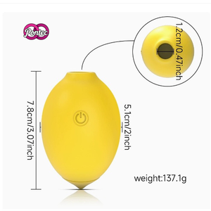 Vibradores con Forma de Limón para Estimulación del Clítoris y Punto G, Masajeador de Succión, Juguetes Sexuales para Mujeres, Venta al Por Mayor - Product Image 4
