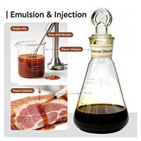 Laagviskeuze vloeibare Capsicum Oleoresin (kruidenextract) voor pompbare smaakemulsie en marinade-injectie in fles