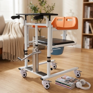 Máquina de Movimiento Multifuncional para el Hogar, Silla para Personas con Parálisis, Elevador Hidráulico Asistido para Transferencia, Silla de Elevación y Traslado - Product Image 6