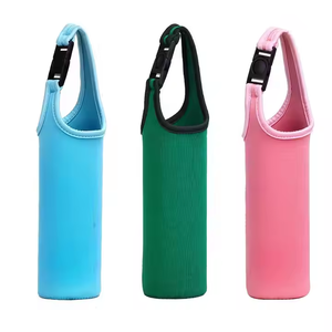 Cubierta de botella de termo multicolor de neopreno portátil personalizada, cubierta de botella de aislamiento a prueba de golpes para exteriores multifunción - Product Image 6