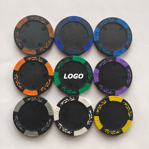 Fiches Da Poker Personalizzate In Composito D'argilla 11,5 G, Con Nucleo Metallico, Stampa UV Fronte/retro, Diametro 40 Mm, Per Texas Hold'em, Eventi E Regali