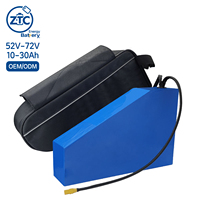 Exclusivité US : Kit de conversion de batterie pour vélo électrique de haute qualité 2000W 3000W 5000W avec sac triangulaire étanche 48V 52V 72V 20 Ah 30Ah