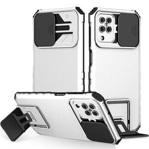 Custodia protettiva antiurto Flip-slidy PC TPU protezione della Privacy della fotocamera contro la copertura del Peeping con cavalletto per <span class=keywords><strong>Samsung</strong></span> A30 A12 - Product Image 2