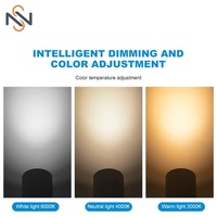 Système d'éclairage commercial à rotation réglable 10W 20W 30W Spot Cob d'intérieur Downlight Led Track Spot Lights